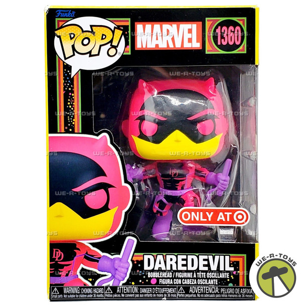 Funko POP Marvel Blacklight Daredevil 1360 Vinyl Figure
