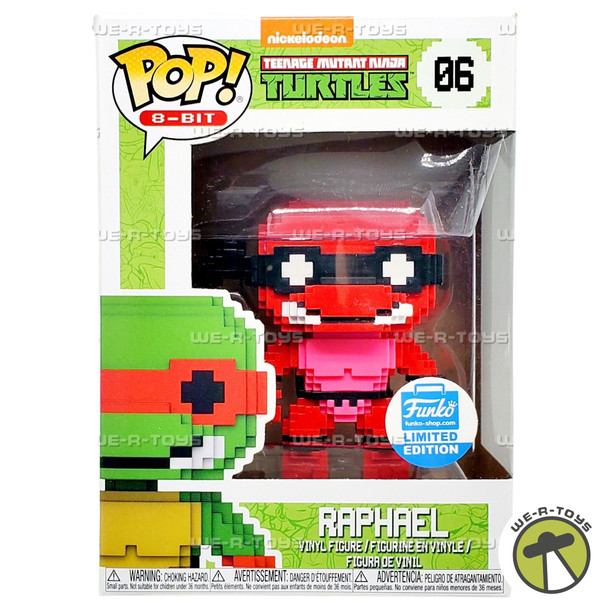 Funko POP 8-Bit Teenage Mutant Ninja Turtles Raphael 06 Vinyl Figure