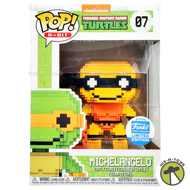 Funko POP 8-Bit Teenage Mutant Ninja Turtles Michelangelo 07 Vinyl Figure