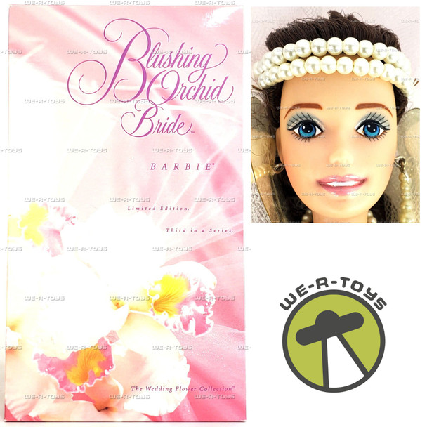 Barbie Blushing Orchid Bride Doll Wedding Flower Collection 1997 Mattel #16962