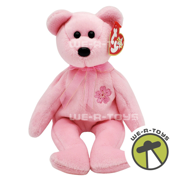 Ty Beanie Babies Sakura the Bear Plush Japanese Exclusive 2000