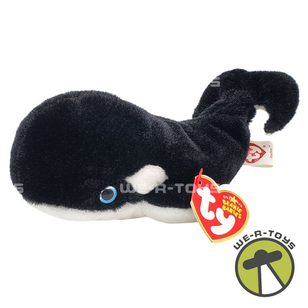 Ty Beanie Babies Anchor the Whale Plush 2006