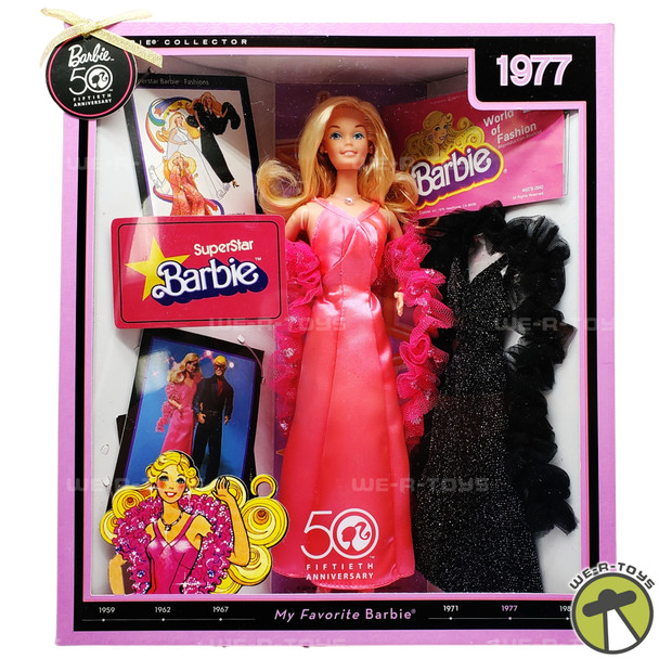 My Favorite Barbie 50th Anniversary 1977 Superstar Barbie Doll N4978