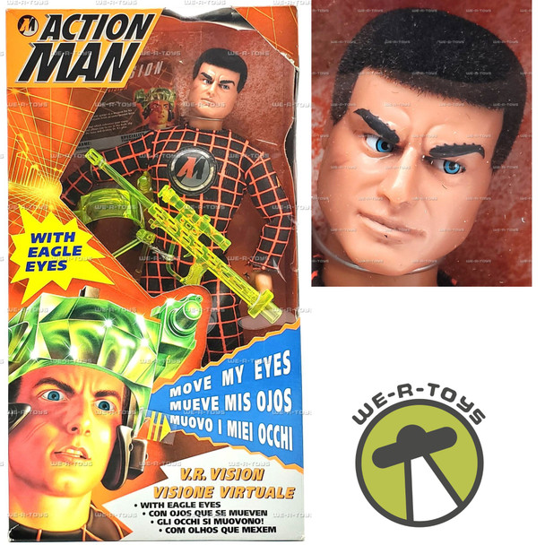 Action Man V.R. Vision with Eagle Eyes Action Figure 1995 Hasbro 27567