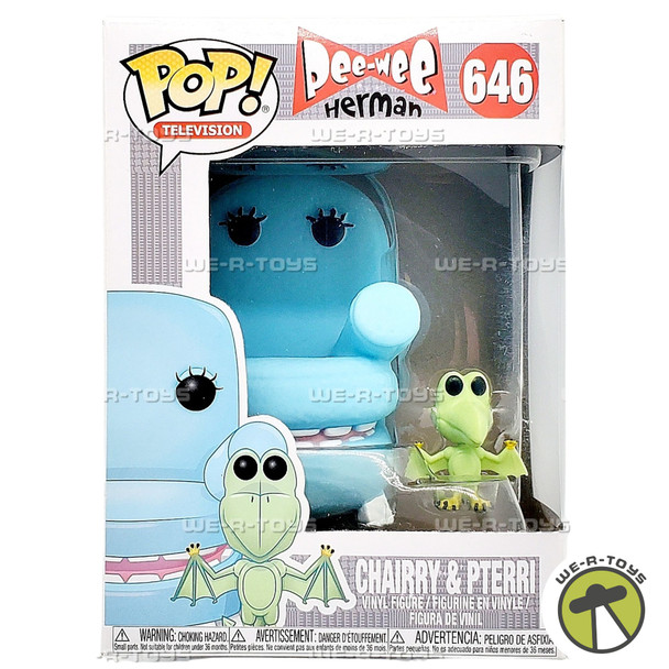 Funko POP TV Pee Wee's Playhouse Chairry with Pterri 646 Vinyl Figures