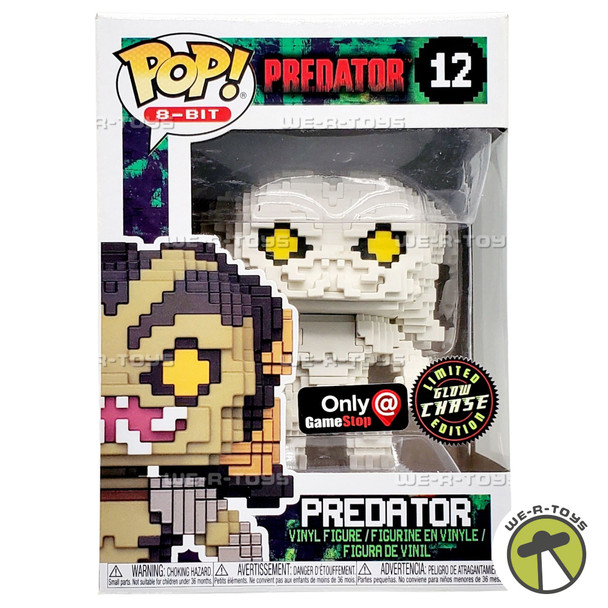 Funko POP 8-Bit Predator Glow in The Dark Predator 12 Chase Figure