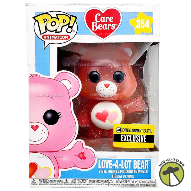 Funko POP Animation Care Bears Glitter Love-a-Lot Bear 354 Vinyl Figure