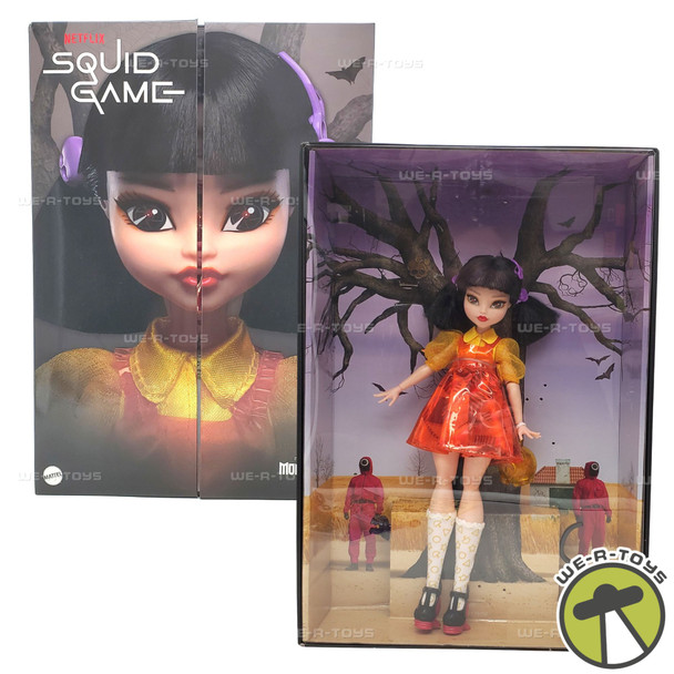 Squid Game Young Hee Red Light Green Light Doll 2024 Mattel #HYV95