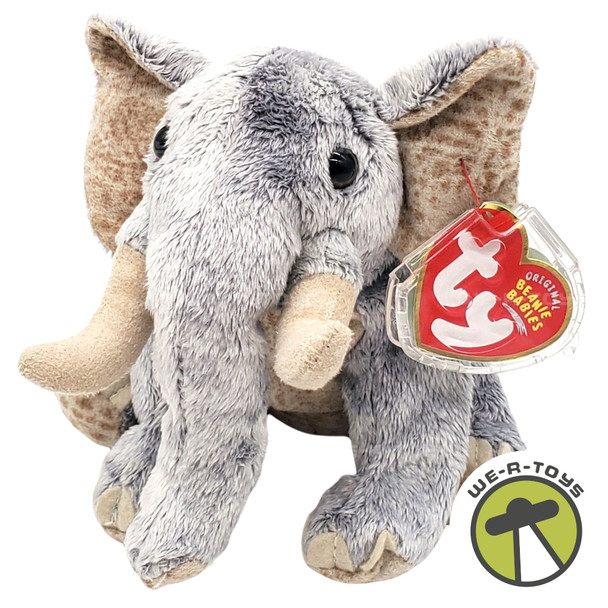Ty Beanie Babies Bahati the African Elephant WWF Exclusive Plush 2004