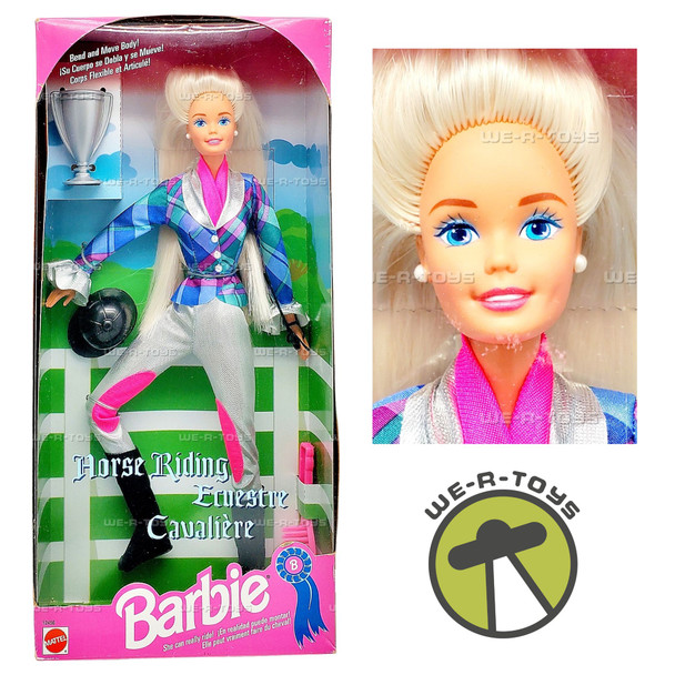 Horse Riding Barbie Doll International Edition 1994 Mattel 12456
