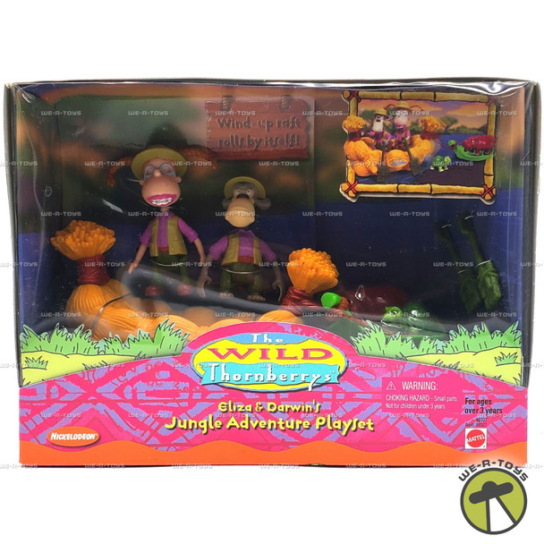 The Wild Thornberrys Eliza & Darwin's Jungle Adventure Playset 2000 Mattel 88337