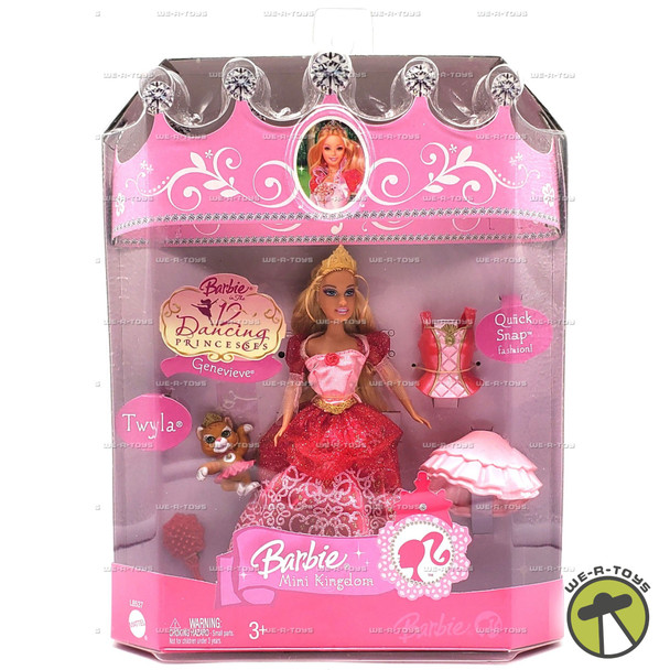 Barbie Mini Kingdom 12 Dancing Princesses Genevieve Doll 2007 Mattel #L8537