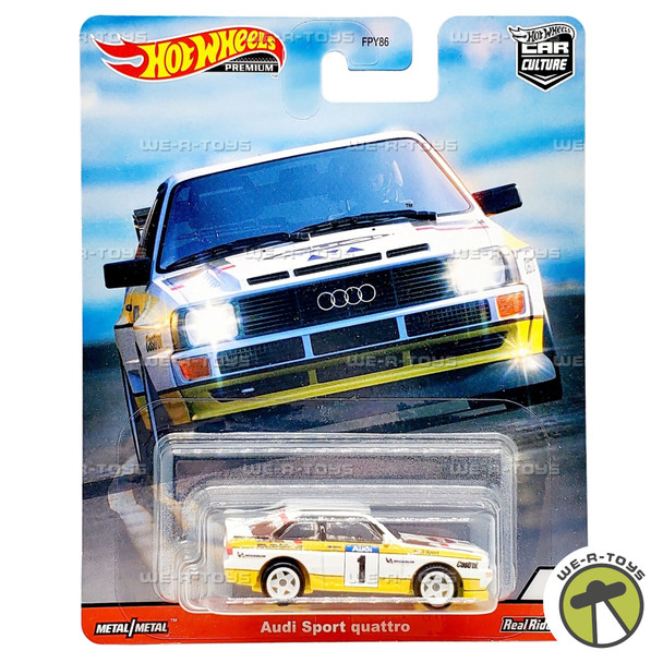 Hot Wheels Premium Car Culture Audi Sport Quattro Vehicle 1/5 2020 Mattel GJP94