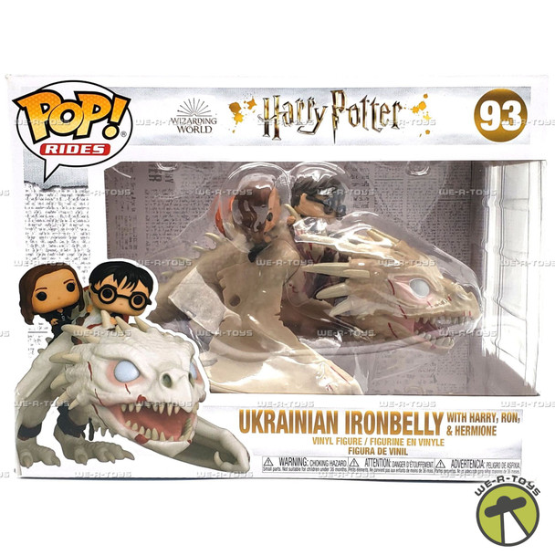 Pop! Rides Harry Potter Ukrainian Ironbelly with Harry Ron & Hermoine Figure 93