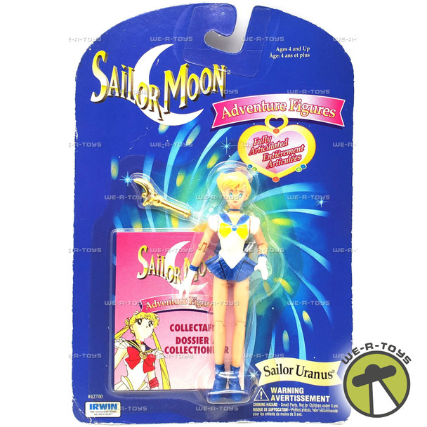 Sailor Moon Adventure Figures Sailor Uranus 1997 Action Figure Irwin #42700