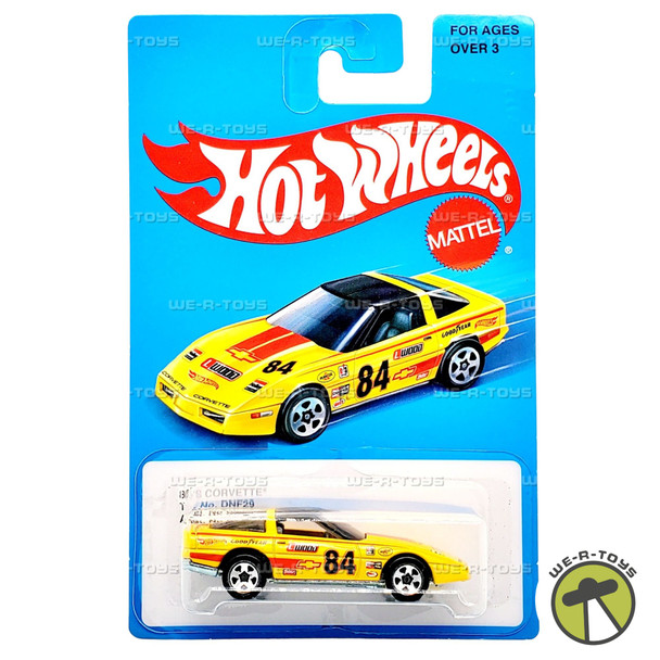 Hot Wheels '80s Corvette Yellow 2015 Mattel DNF29