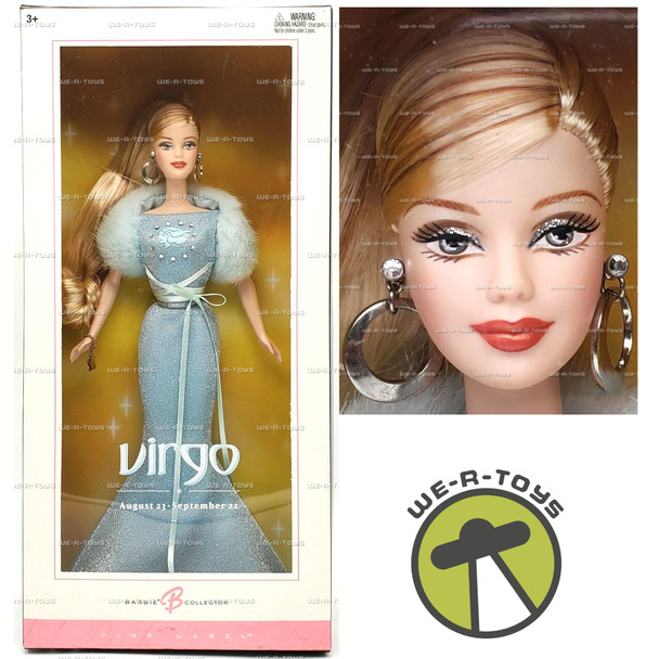 Zodiac Virgo Barbie Doll Pink Label 2004 Mattel C3823