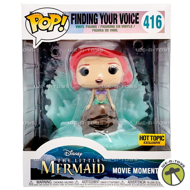Funko POP Disney Movie Moment The Little Mermaid Finding Your Voice 416 Figure