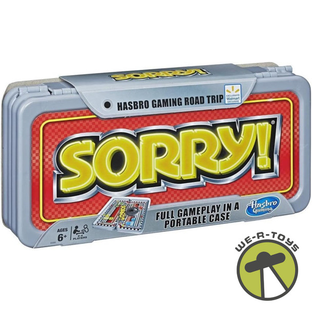 Sorry! Classic Hasbro Game Road Trip Travel Edition