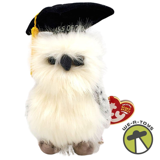 Ty Beanie Babies Class of 2004 the Owl Graduation Plush