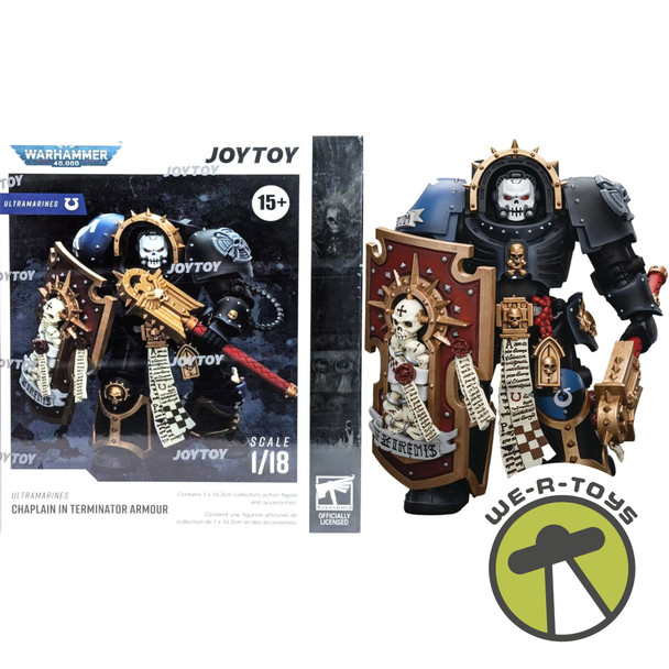 Warhammer 40k: Ultramarines Chaplain in Terminator Armor 1:18 Figure JoyToy