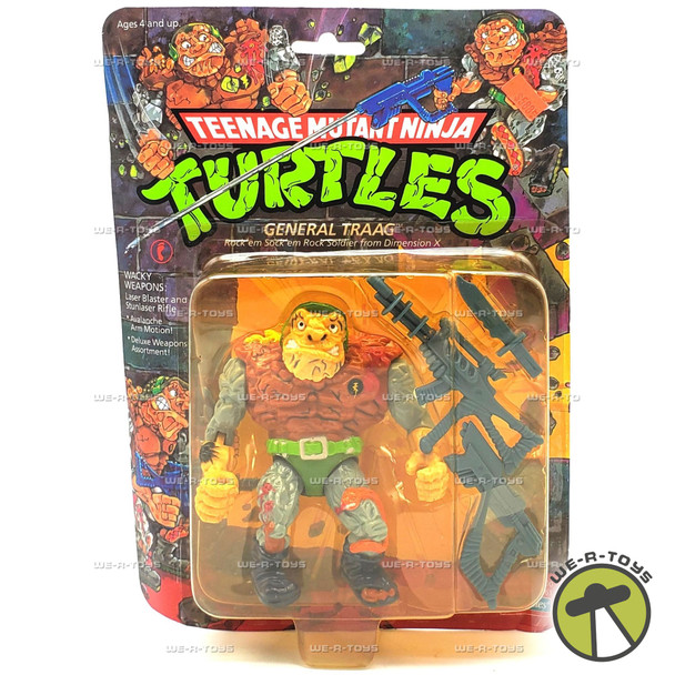 TMNT General Traag Rock Soldier from Dimension X Figure 1989 Playmates #5061