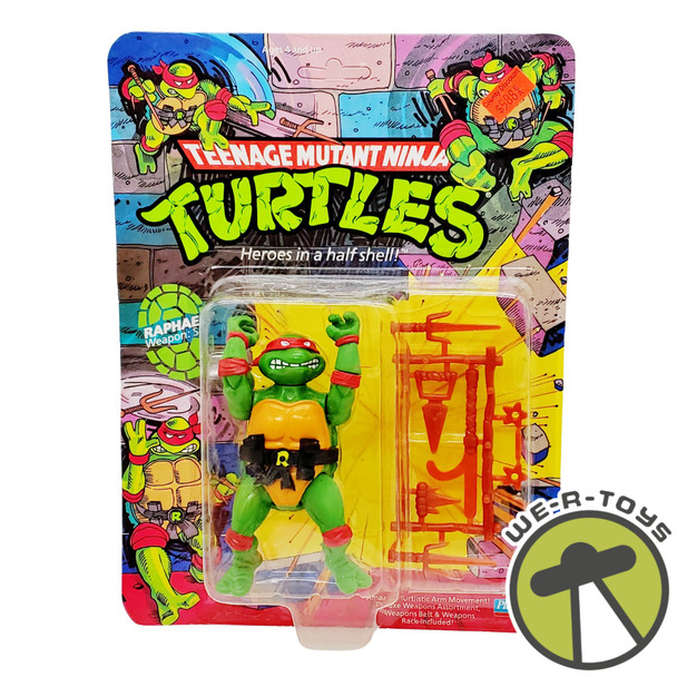 TMNT Raphael Action Figure Hard Head 10 Back Unpunched 1988 Playmates Toys #5003
