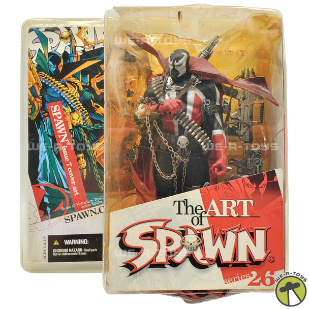McFarlane 2004 Art of Spawn Series 26 Spawn Issue 7 Cover Art Action Figure NEW