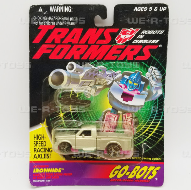 Transformers Go-Bots Autobot Ironhide Action Figure 1994 Hasbro #80259/80181 NEW