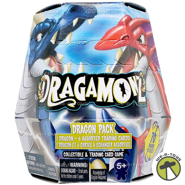 Dragamonz Dragon Mystery Pack Collectible Figure & Trading Card Game