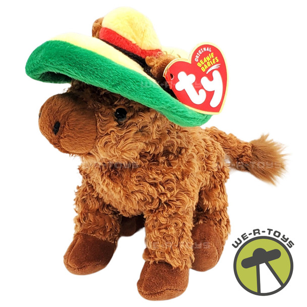 Ty Beanie Babies Siesta the Donkey Plush Internet Exclusive 2003