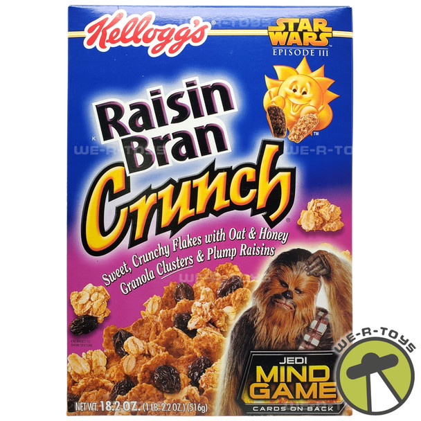 2004 Kellogg's Star Wars Raisin Bran Crunch Cereal Jedi Mind Game NEW
