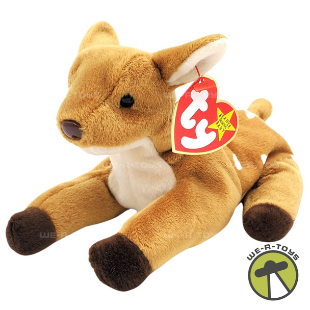 Ty Beanie Babies Whisper the Deer Plush 1998