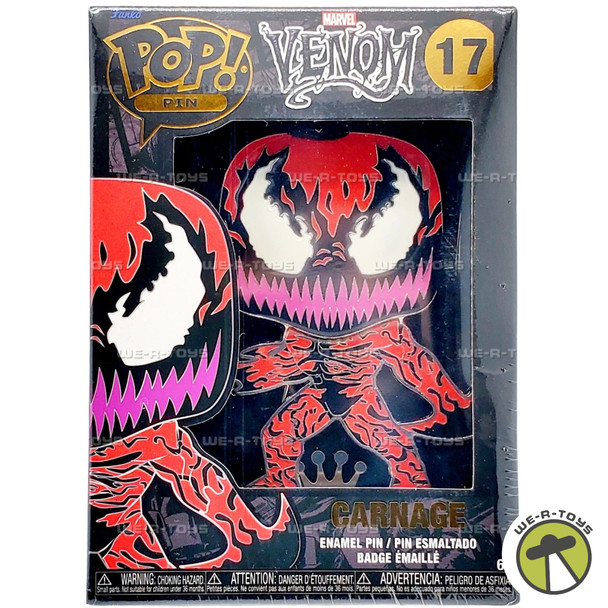 Funko POP Pin Marvel Venom Carnage Enamel Pin 17