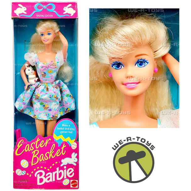 Easter Basket Barbie Doll Special Edition 1995 Mattel 15578