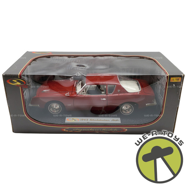 Signature Models 1963 Studebaker Avanti Die Cast Vehicle 1:18 Scale No. 18101
