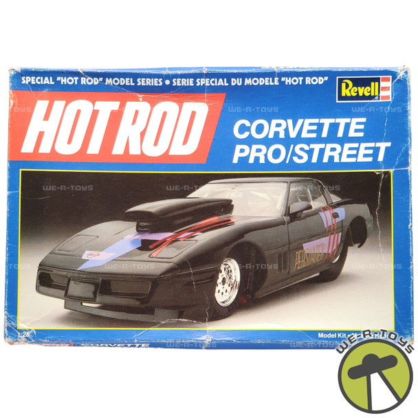 1987 Revell Hot Rod Series Corvette Pro/Street Model Kit 1:25 Scale USED