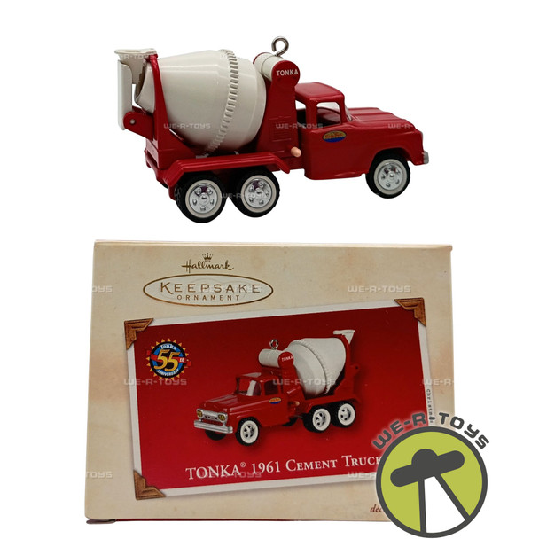 Tonka 1961 Cement Truck Hallmark Keepsake Ornament 2002 QX8233 New