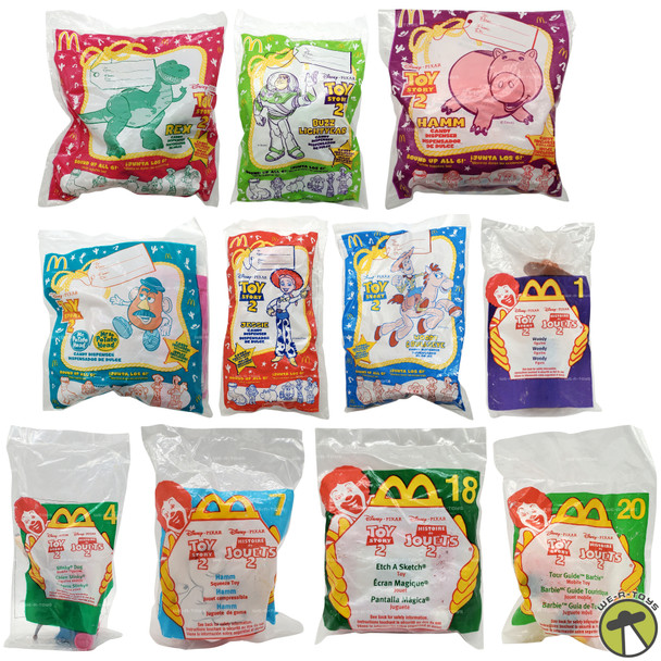 Disney/Pixar's Toy Story 2 Lot of 11 McDonald's Happy Meal Toys NEW