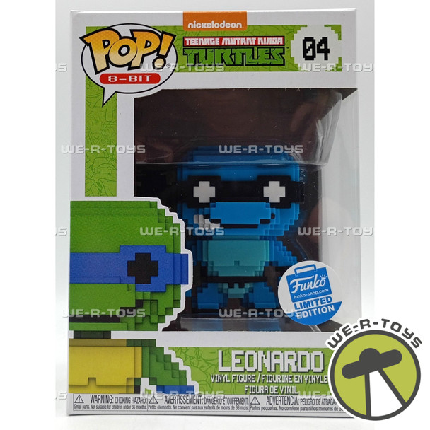 Funko Pop! 8-Bit Teenage Mutant Ninja Turtles 04 Blue Leonardo Vinyl Figure 2017