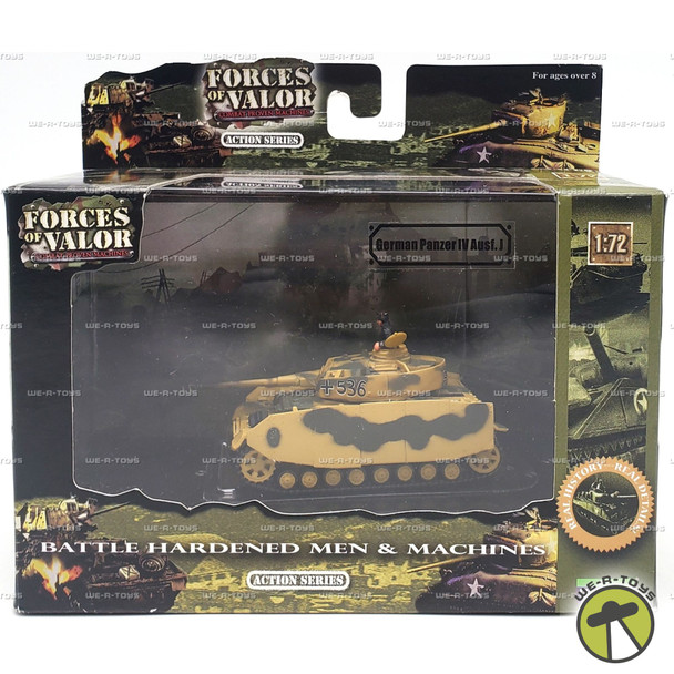 Forces of Valor German Pazner IV Ausf.J 1:72 Vehicle 2008 Unimax Toys #95051