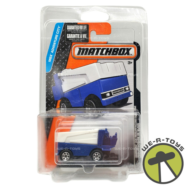 Matchbox MBX Adventure City Zamboni Ice Resurfacing Machine 2015 Mattel NEW
