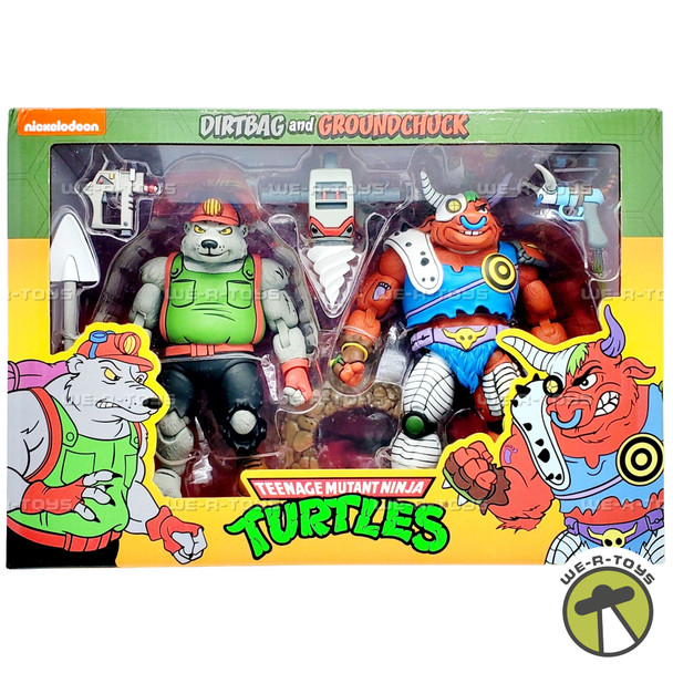 TMNT Dirtbag and Groundchuck Action Figures 2021 NECA 54199