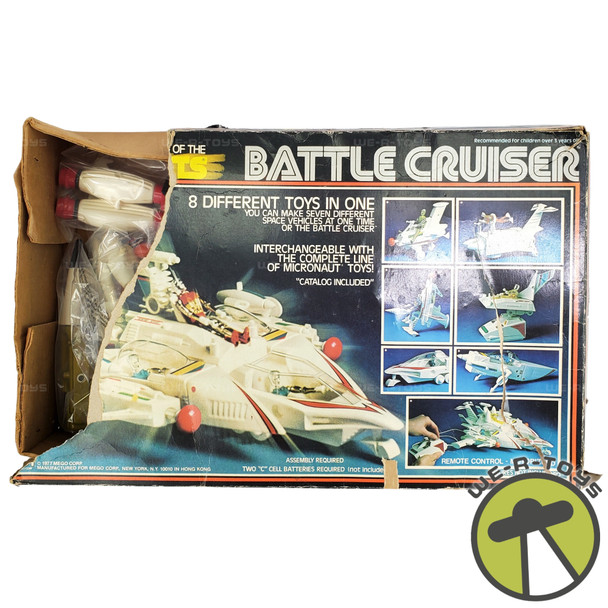 Vintage 1977 Mego Micronauts Battle Cruiser Vehicle USED
