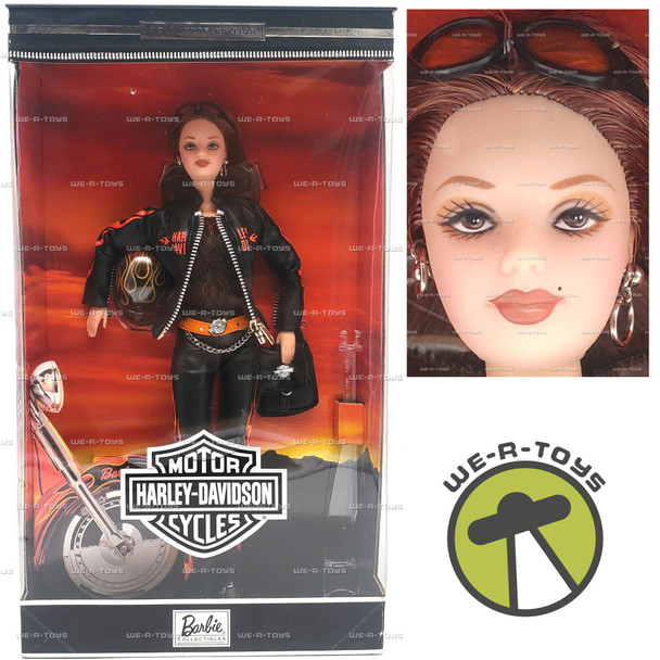 Barbie Harley Davidson Motorcycle Collector Edition Doll 2000 Mattel #29207