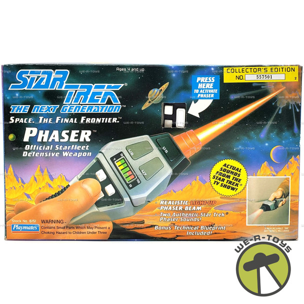Star Trek The Next Generation Phaser Defensive Weapon Device 1992 Playmates 6151