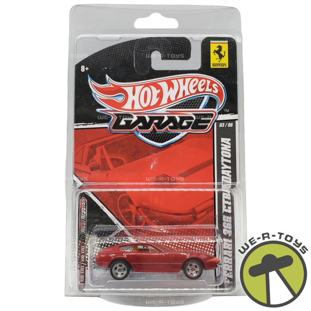 Hot Wheels Garage Ferrari 365 GTB4 Daytona Vehicle Mattel T8347 NEW