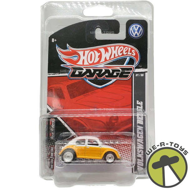 Hot Wheels Garage Orange Volkswagen Beetle Vehicle Mattel T8255 NEW