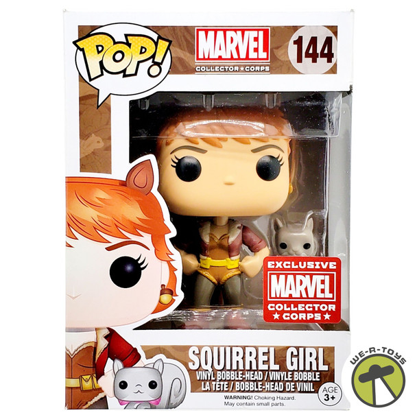 Funko POP Marvel Collector Corps Exclusive Squirrel Girl 144 Vinyl Figure
