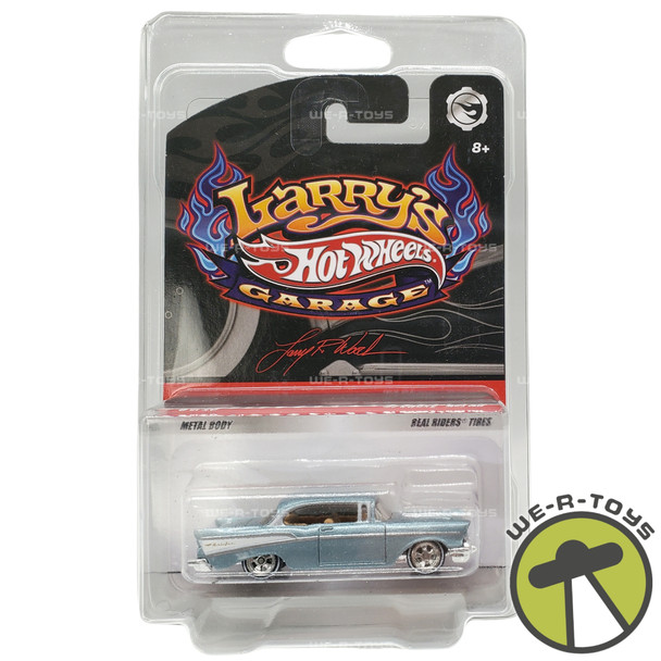 Hot Wheels Larry's Garage Blue '57 Chevy Bel Air Vehicle Mattel N9053 NEW
